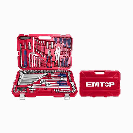Emtop 142 Pcs combination tools set