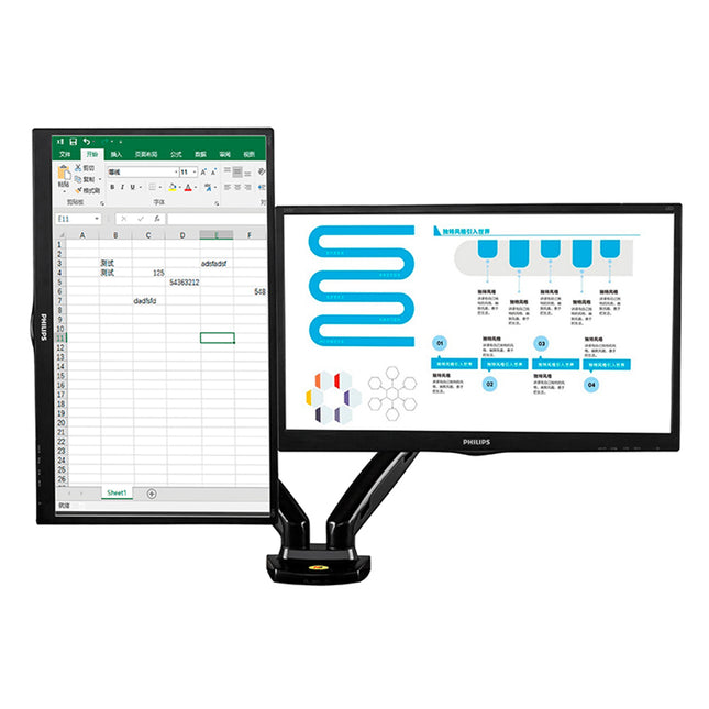 NB Dual Desk Mount F160