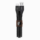 Belkin Duratek Plus Usb-C To Usb-A Cable With Strap 1M Black