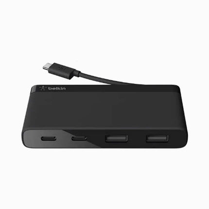 Belkin Usb C 4 Port Mini Hub 3.0 Blk