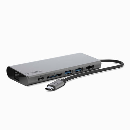 Belkin Usb-C Multimedia Hub Power Space Gray