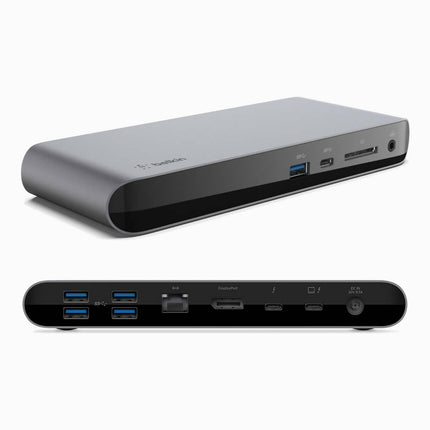 Belkin Thunderbolt 3 Pro Displayport/Usbc 85W Dock For Mac And Windows Inc. 0.8M 100W Thunderbolt Cable