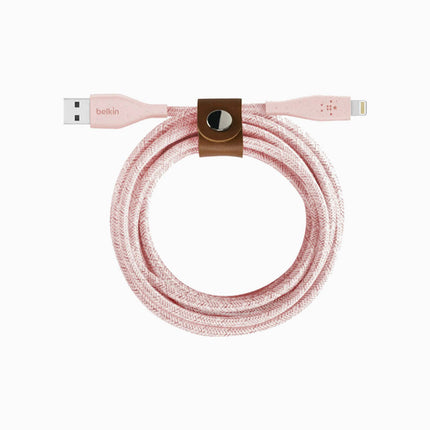 Belkin Duratek? Plus Lightning To Usb-A Cable With Strap 1M Pink