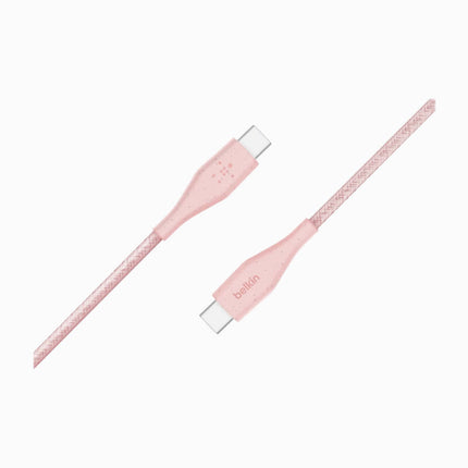 Belkin Duratek Boost?Charge? Usb-C To Usb-C Cable With Strap 1M Pink