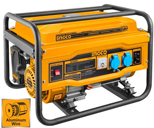INGCO GENERATOR GASOLINE FOUR STROKE MAX OUTPUT 2.8 KW