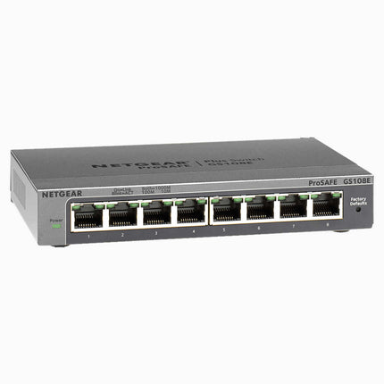 Netgear 8-Port GS108E Ethernet Unmanaged Plus Switch