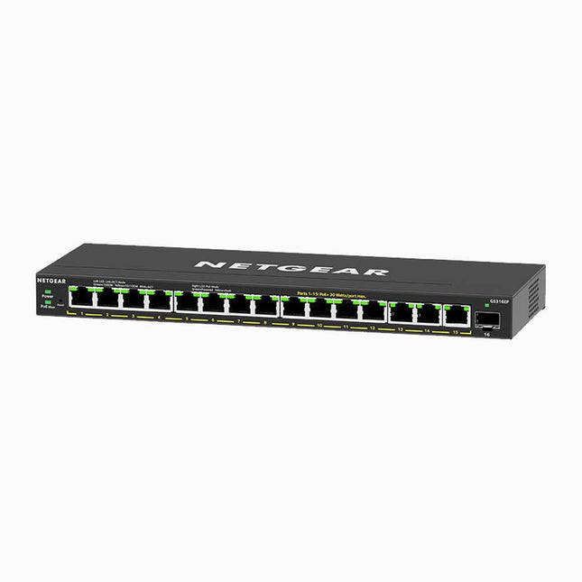 Netgear 16-Port PoE Ethernet Plus Switch 180W