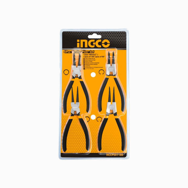 INGCO 4PCS CIRCLIP PLIER SET