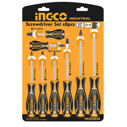 INGCO 8PCS SCREWDRIVER SET