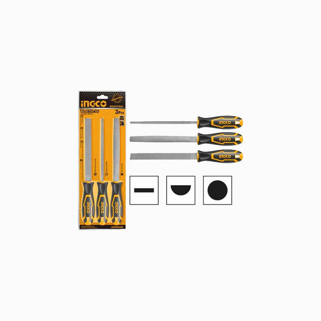INGCO FILE SET WOOD SET OF 3 PCS