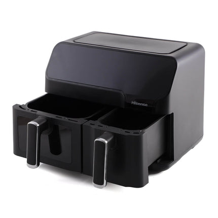HISENSE AIRFRYER 5.5L FOR THE POT-3.3L FOR FRYING BASKET- TWO INDEPENDENT COOKING BASKET