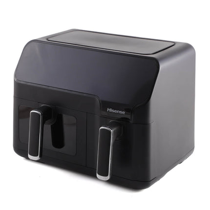 HISENSE AIRFRYER 5.5L FOR THE POT-3.3L FOR FRYING BASKET- TWO INDEPENDENT COOKING BASKET