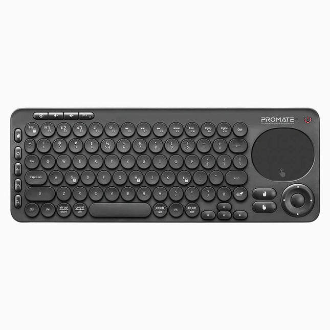 Promate Dual Mode Portable Wireless Multimedia Keyboard with Touchpad