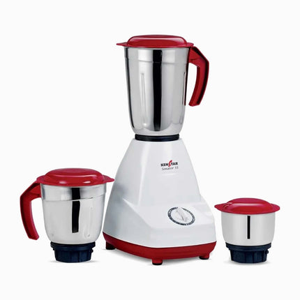 Kenstar Mixer Grinder White/Red 500W