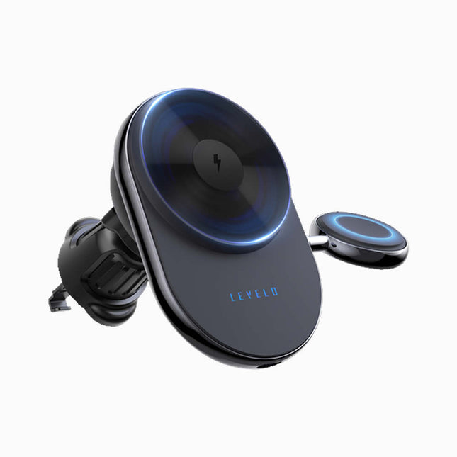 Levelo Siena 2 In 1 Wireless Car Charger