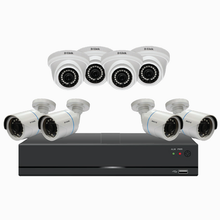 D-Link 8 Channel Analog CCTV Surveillance Kit