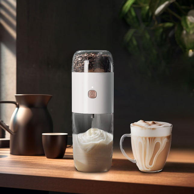 LePresso 2 in 1 Portable Milk Frother and Coffee Grinder 150mL 45W