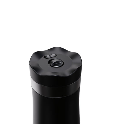 LePresso Insulated Mug with French Press Black