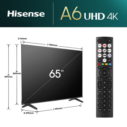 Hisense Led TV 65" UHD