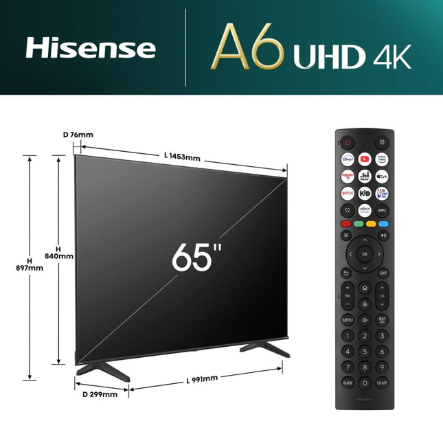 Hisense Led TV 65" UHD