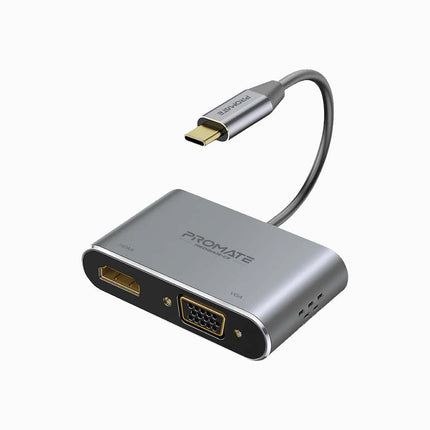 Promate Usb C To Vga And Hdmi Converter