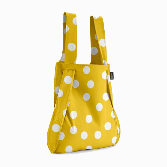 Notabag Original Convertible Tote Backpack Golden Dots