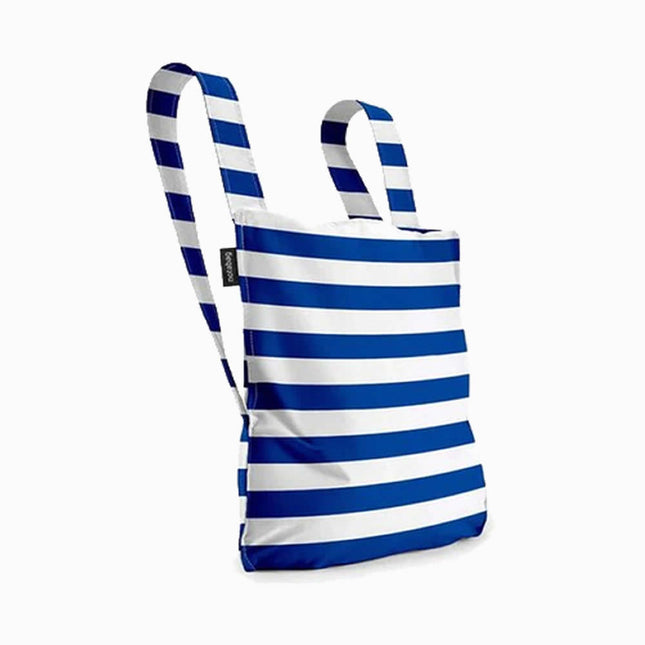 Notabag Original Convertible Tote Backpack Marine Stripes