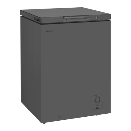 Hisense Chest Freezer 198L, Silver, LED Display, Super Silent 40 db, Class E