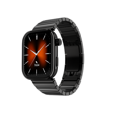 Noise ColorFit Pro 6 Max Smartwatch - Chrome Black