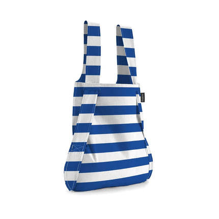 Notabag Original Convertible Tote Backpack Marine Stripes