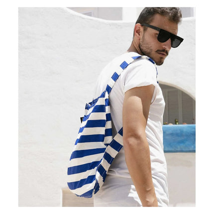 Notabag Original Convertible Tote Backpack Marine Stripes