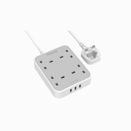 Promate 4 outlet power cord 2m