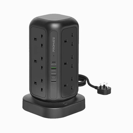 Promate 16 in 1 Multi Socket Power Tower