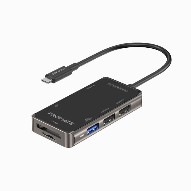 Promate compact multi port usb-c hub