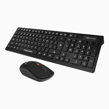 Promate Wireless Keyboard & Mouse Combo