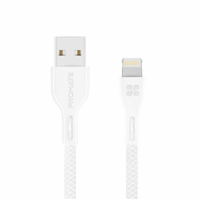 Promate Lightning Cable White
