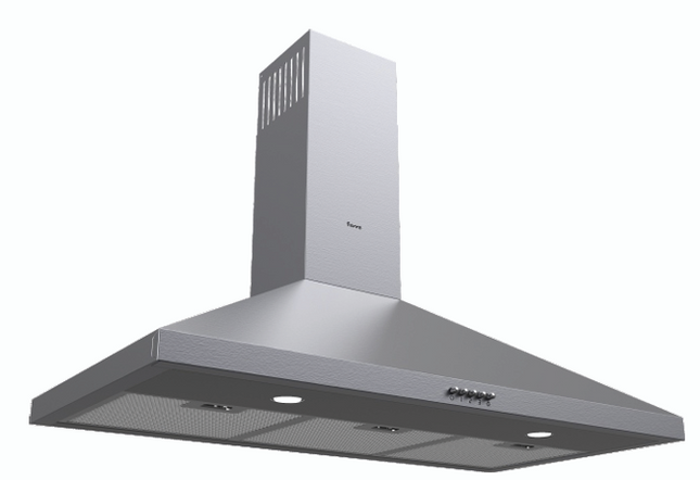 FERRE COOKER HOOD PYRAMID CHIMNEY  90 CM  INOX
