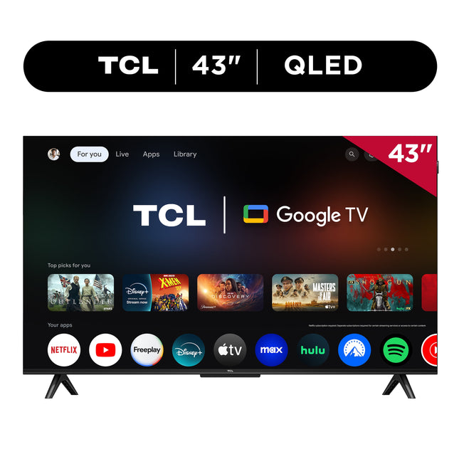 TCL TELEVISION QLED 43" GOOGLE TV