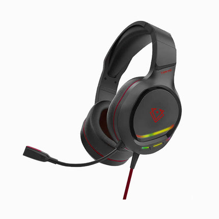 Vertux Amplified Wired Gaming Headset Red