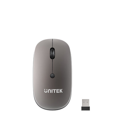 UNITEK SlimTrack 2.4GHz Wireless Optical Mouse - Top View