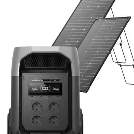 ECOFLOW DELTA 3 ULTRA Solar Generator + 2 x 125W Solar Panels 5024201002-BDL