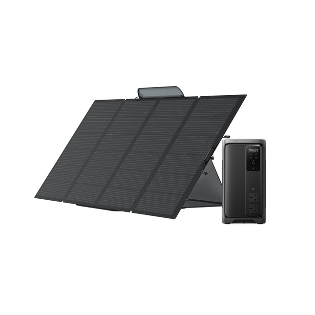 ECOFLOW DELTA 3 AIR 2000 UPS SOLAR GENERATOR + 400W PORTABLE SOLAR PANEL