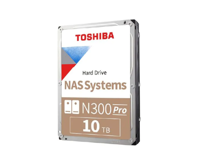 Toshiba 3.5" 10TB 7200rpm NAS PRO HDD - N300 (Box) New