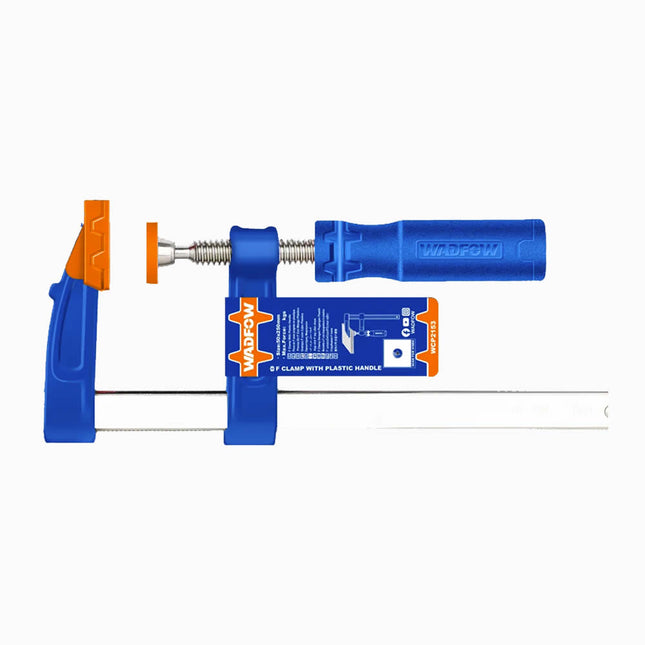WADFOW: F CLAMP WITH PLASTIC HANDLE