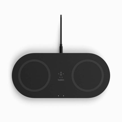 Belkin Boost Charge 2X 15W Dual Wireless Charging Pads Power Supply Included (Uk Plug 3 Pin)