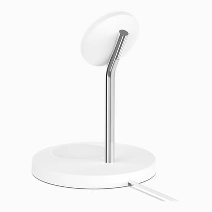 Belkin Magsafe Wireless 2In1 Charger Stand White (Uk Plug 3 Pin)
