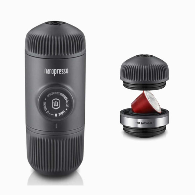 Wacaco Nanopresso Black + Nespresso Adapter