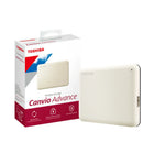 Toshiba Canvio Advance V10 2TB - White Beige