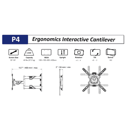 Myros UHD Smart Tv 55" + free NB P4 TV Wall Bracket