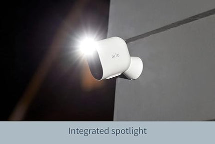 Arlo Pro 4 Spotlight Camera - 2K Video with HDR Wire-Free Security Camera – 1 camera pack
